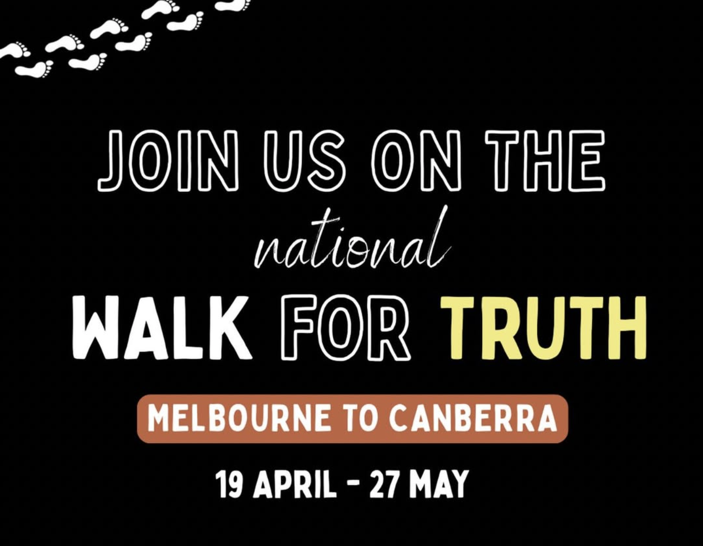 Powerful reasons to join this Walk for Truth – a movement of people choosing to walk toward each other