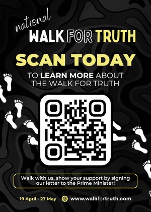 Walk for Truth Poster